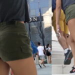 candid teen ass upshorts stairs