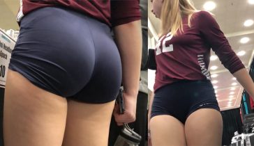 candid volleyball ass