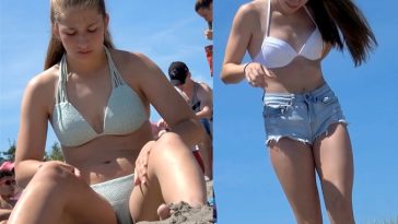 candid voyeur teen tits beach