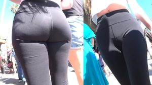 candid transparent leggings