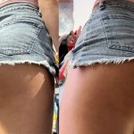 sexy candid teens jean shorts